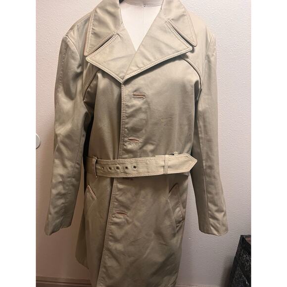 Baracuta Classic Long Trench Coat Size L - Picture 1 of 13